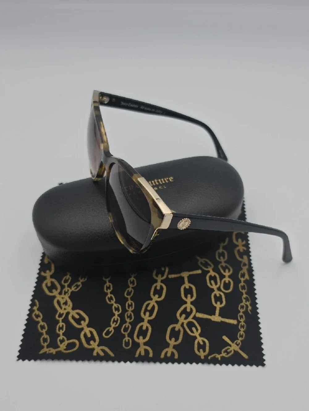 Juicy Couture Tortoiseshell Leopard Print Cat-Eye Women's Sunnies (NWOT)✨️🐆✨️ - Picture 5 of 12